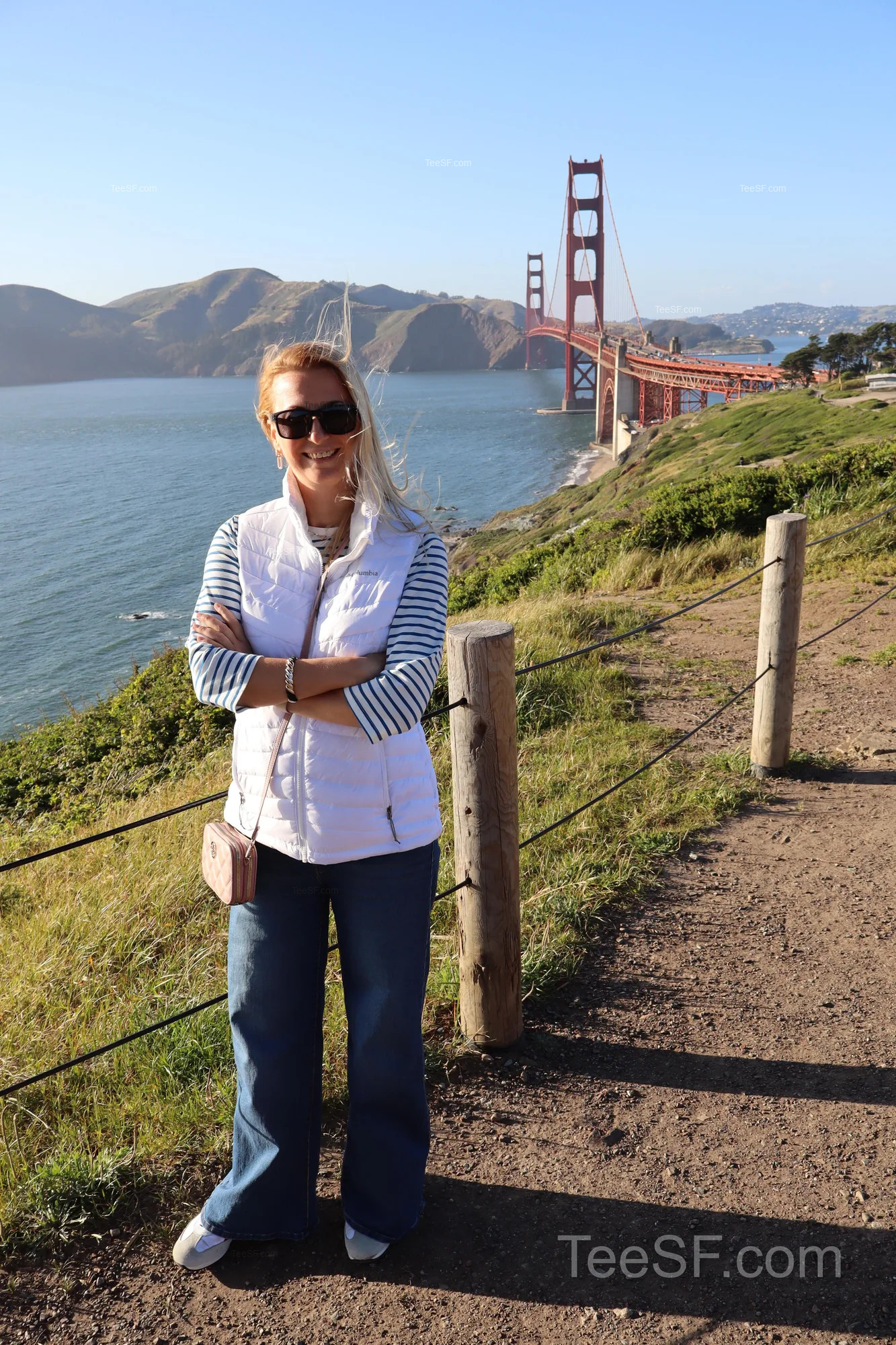 golden Gate Bridge Overlook Portrait during a Stripe Sessions 2026 visit in San Francisco.